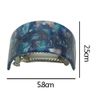 Frcolor 3PCS Women's Barrette Clip Tortoise Shell Hairpin Bangs Clip Arrangement Pin Hair Claw Ponytail Holder Hair Styling Supplies (White, Light Brown, Blue)