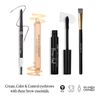Universal Eyebrow Kit with Dual Pencil and Gel for Flawless Defined Brows