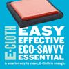 E-Cloth Granite & Stone Cleaning Kit, Microfibre, Black & Red, 2 Cloth Set, 1 Pack