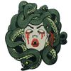 The Bleeding Medusa Embroidered Badge Iron On Sew On Patch