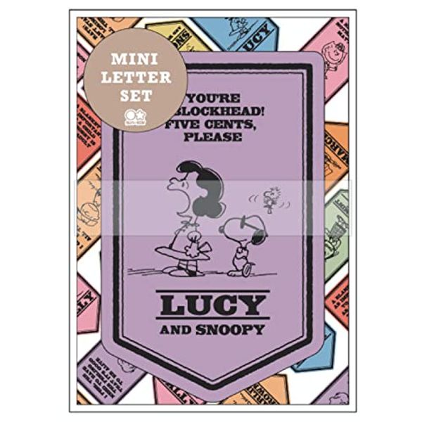 Snoopy PNAT8 Mini Letter Set/Violet Peanuts