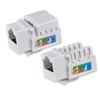 Conwork CAT 6 Ethernet Wall Plate, RJ45 Ethernet Punch Down Keystone Inserts Jack Network Wall Plate Panel - Cat6/5/5e Compatible