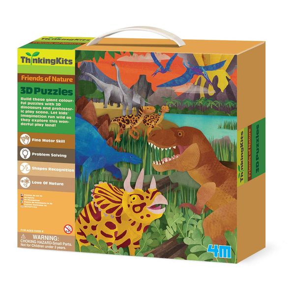 4M Dinosaurs 3D Floor Puzzles
