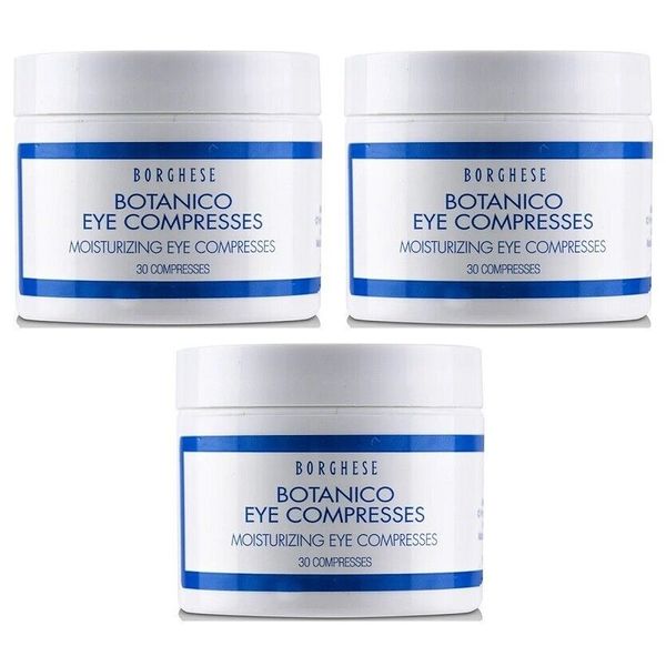 3 Pack- Borghese Botanico Moisturizing Eye Compresses 30 Ct