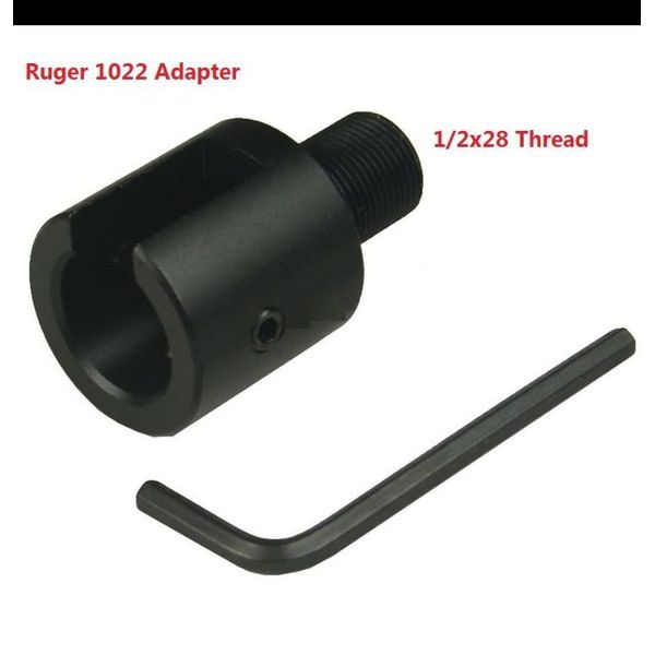 Ruger 1022 10/22 Thread Barrel Adapter 1/2-28 1/2"x28