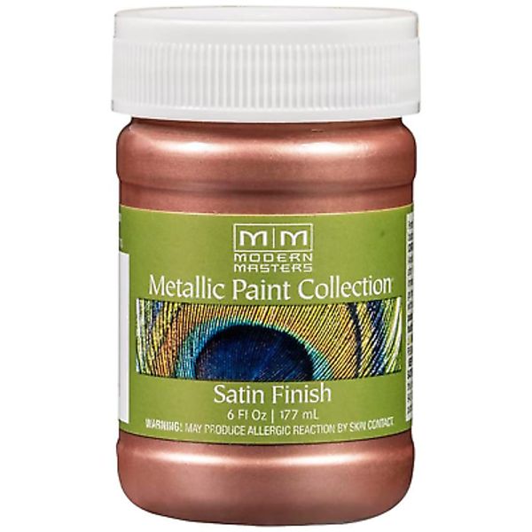 Rust-Oleum Modern Masters Metallic Paint Rose Gold, 6 Oz.