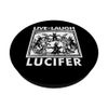 Live Laugh Lucifer + Pentagram PopSockets with Interchangeable PopGrip