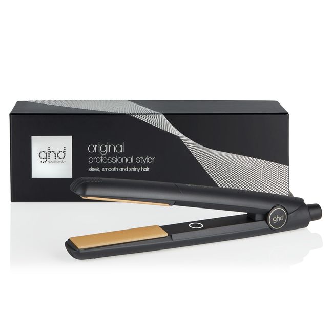 ghd Original Styler - Professioneller Haarglätter für poliertes, weiches und glänzendes Haar, sorgt für glatte bis gewellte Haare, Single-ZoneTM-Technologie, Keramikplatten, schwarz