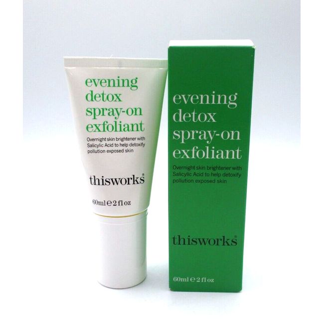 Thisworks Evening Detox Spray On Exfoliant ~ 60 ml / 2 oz ~ BNIB