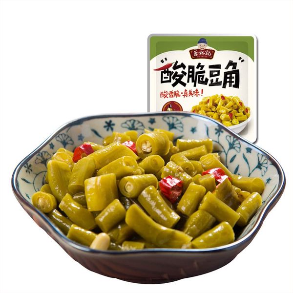 Acid bean horn crispy mouthfeel Delicious taste individual packaging Zaasai Chinese food Chinese food low rice vegetables chinese vegetables chinese greens foaming fragrant beans cowpy bean horn bean