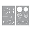 Spellbinders Snowflake Ornaments Stencil from The Bibi's Snowflakes Collection by Bibi Cameron