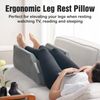 LightEase Post-Surgery Leg, Knee, Ankle Elevation Double Wedge Pillow, Memory...