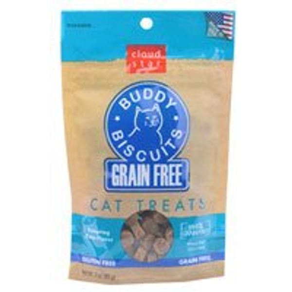 Cloud Star Buddy Biscuits Cat Treats Tempting Tuna - 3 oz