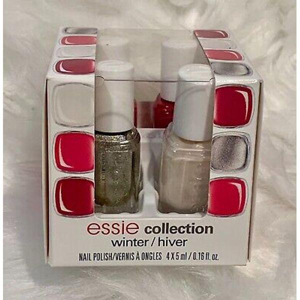 ESSIE Nail Lacquer- Mini WINTER/HIVER Collection 2014 - 4 colors x 0.16oz -18160
