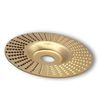 HYmish Grinding Disc Angle Grinder for Carpentry Wood Processing Diameter 3.9 inches (100 mm) Flat Gold