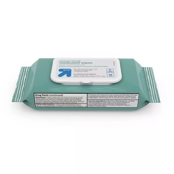 Up and Up Medicated Hemorrhoid Wipes from Target - 48 count