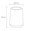 Sealskin Earth Bathroom Set - Soap Dispenser 150 ml - Toothbrush Cup - Oak