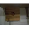 Full Size Baseball Bat Ball Glove Combination Rack Display Case Natural Finish Wall Mount Holder