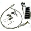 XL Firewall Mount Billet Throttle Gas Pedal Kit 36" Braided Cable Return Spring