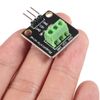 AITRIP 5PCS DS18B20 Temperature Sensor Module Kit Waterproof 100CM Digital Sensor Cable Stainless Steel Probe Terminal Adapter For ArduinoRaspberry Pi
