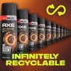 Axe Body Spray Deodorant for Long Lasting Odor Protection Dark Temptation All Day Fresh Scent Mens Deodorant Formulated Without Aluminum 5.1 oz 4 Count