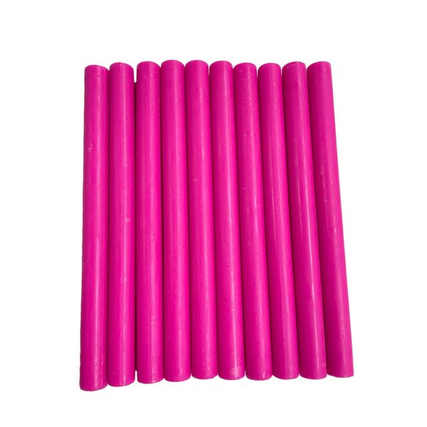 10pcs Hot Pink Glue Gun Sealing Wax Sticks for Wax Seal Stamping