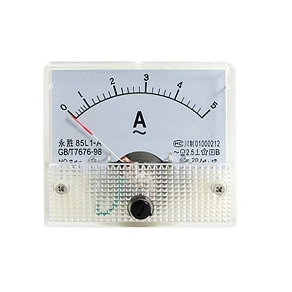 Sourcingmap 85L1-A Class 2.5 Accuracy AC 5A Analog Panel Ammeter