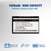 Sisawia Replacement Battery for Easyfone Prime A1 Prime A2 Prime A5,VEX EXP Controller IQ Controller,1020mAh