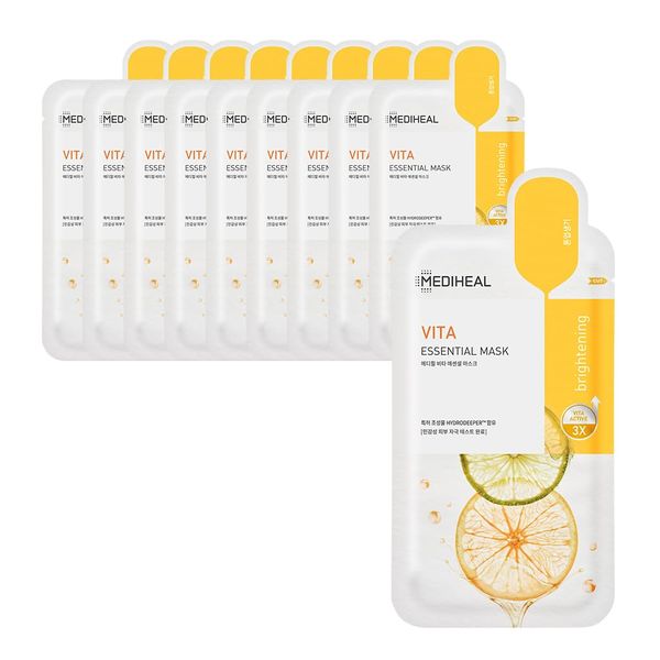 Mediheel Vita Essential Mask, 10 Sheets, Authentic Product, 10P