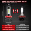 For 2002 2003 2004 Acura RSX Combo LED Headlight High/Low Beam+Fog Light Bulbs