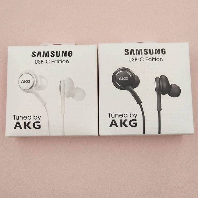 Official Samsung Black AKG Tuned USB-C Wired Earphones with Microphone -  For Samsung Galaxy S23 FE