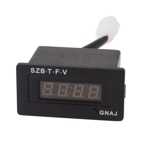 QANYEGN 402A Digital Display Meter, LCD Engine Digital Voltage Meter Panel, PlasticGenerator Display Meter for Gasoline