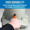 Jonard M-216C/EX Hex Outer Socket Can Wrench with Ergonomic 1 Diameter Handle, 7 Length by Jonard Tools