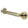 Kingston Brass DR414122 Designer Trimscape Manhattan Decor 12-Inch Grab Bar with 1.25-Inch Outer Diameter, Polished Brass