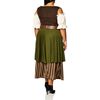 Plus Size Tavern Maiden Costume 2X Brown