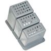 Delfinware Plastic Cutlery Box, Grey, 19 x 10.5 x 13 cm
