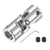 DMiotech 1pcs 8mm-8mm Rotatable Universal Steering Shaft U Joint Coupler Coupler Connector Motor for 3D Printer CNC Machine