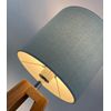 Duck Egg Blue Velvet Drum Lampshade