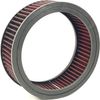 6" x2" Round Washable Air Filter Cleaner Red Element Replacement Filter Flow Kit