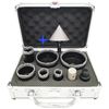 Diamond Core Drilling Bits Set Ceramic Tile Marble Granite Hole Saw Cutter Kit *