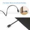 Soshine Long Micro USB Cable 25ft - USB to Micro USB Cable for PS4 Controller and Security Camera 2pack (Black)