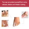 30 Pieces Gel Toe Caps Silicone Toe Protector Toe Covers to Protect From
