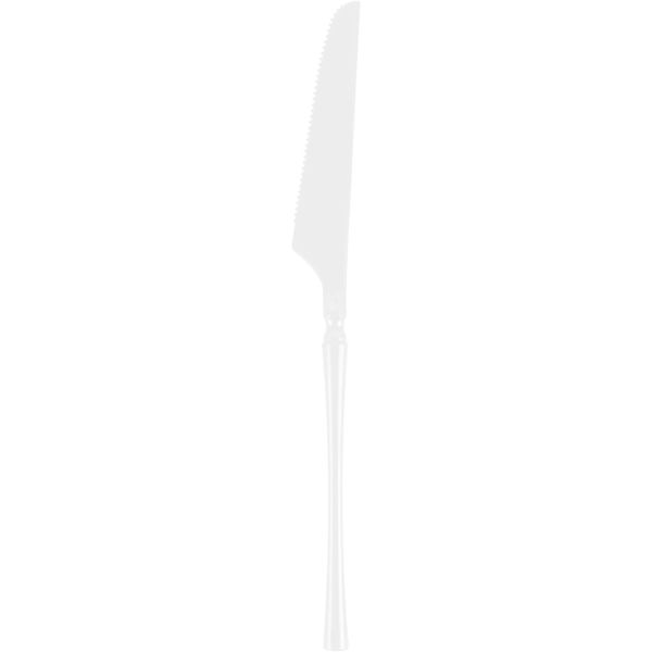 Disposable Heavy Weight White Plastic Knives 256pcs