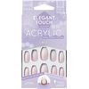 Elegant Touch French Acrylic Nails No. 2 COFFIN