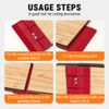 Uadme Mounting plate, 2pcs/set Ceiling Positioning Plate Plasterboard Fixing Board Supporting Drywall Fitting Tool