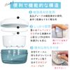 AT Product Denture Case, Mouthpiece Case, Clean, Storage, Portable Retainer Case (White)