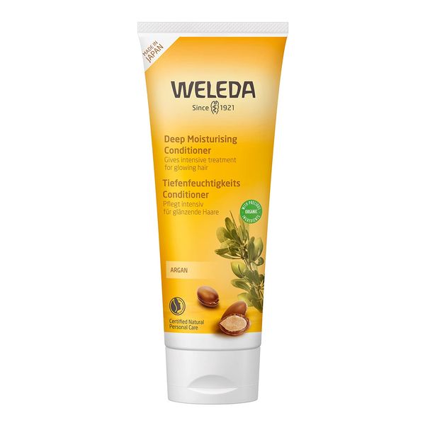 WELEDA Argan Hair Conditioner, 6.8 fl oz (200 ml), For Moist and Calm Scalp Environment, Dry Damage Care, Scalp Drying, Concentrated Moisturizing, Intensive Repair, Glossy Hair, Floral Herbal Scent, Naturally Derived Ingredients, Organic Treatment