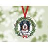 Personalized Bernese Mountain Dog 2023 Christmas Tree Ornament
