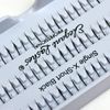 Elegant Lashes Individual Single X-Short Black Lashes (Single Pack - 1 Tray)