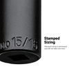 Capri Tools 7/16-Inch Deep Impact Socket, 1/2-Inch Drive, 6-Point, SAE